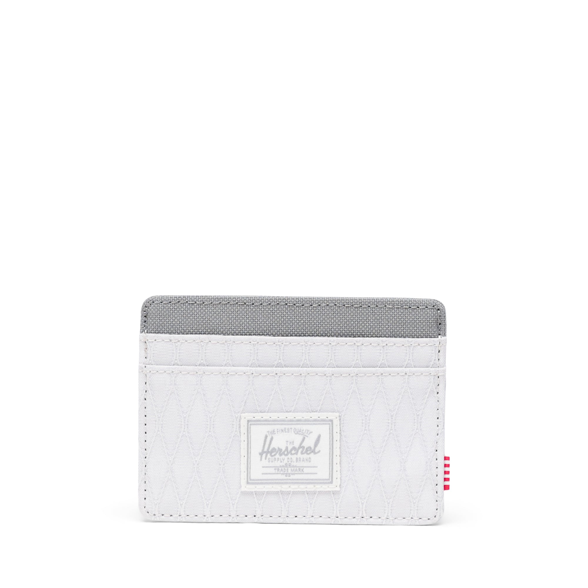 Elmas Dokulu Gri Herschel Charlie RFID Korumalı Kartlık